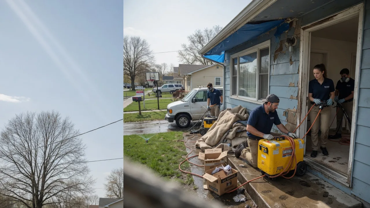 Basement Flood Cleanup in Canones, NM near me
